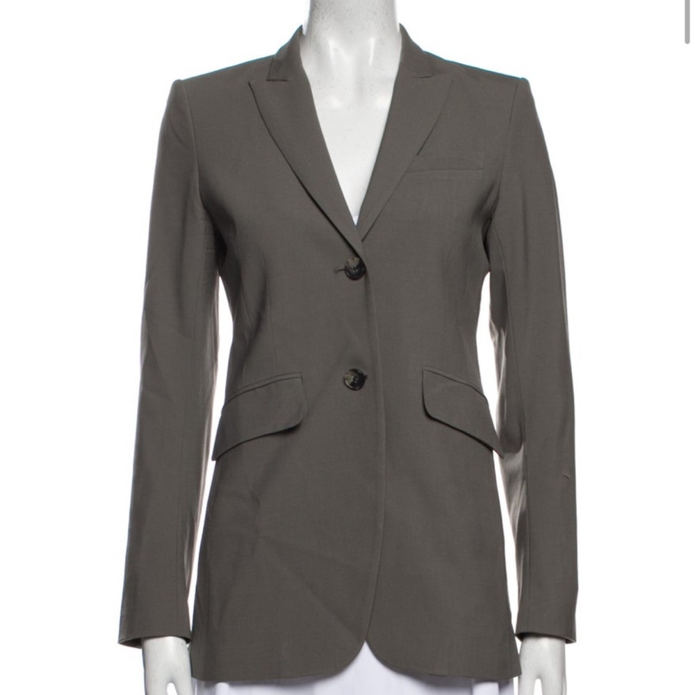 Theory olive green blazer size XS